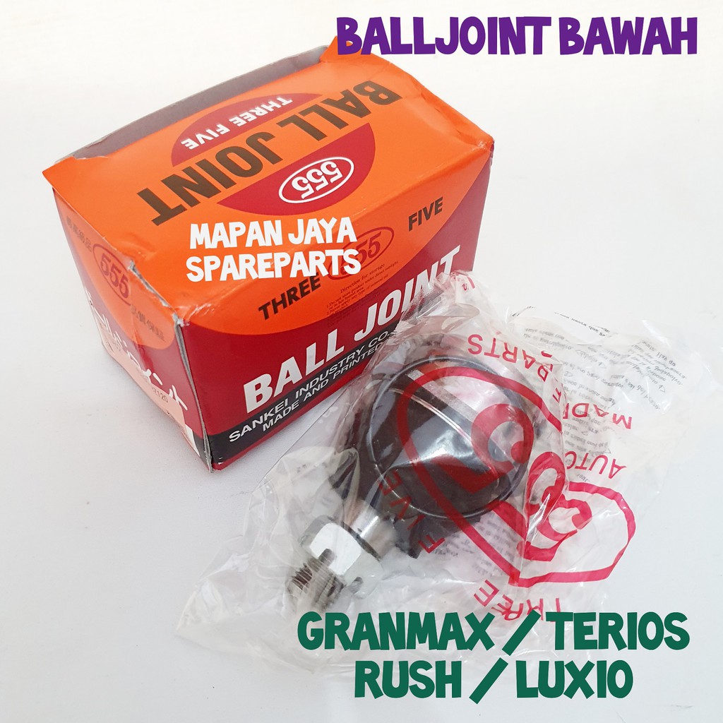 BALL JOINT BAWAH GRANMAX TERIOS RUSH 555 JAPAN BOLJOIN