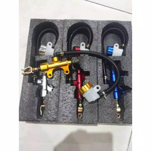Tonjokan master rem belakang tabung langsung cnc model brembo satria fu ninja vixion