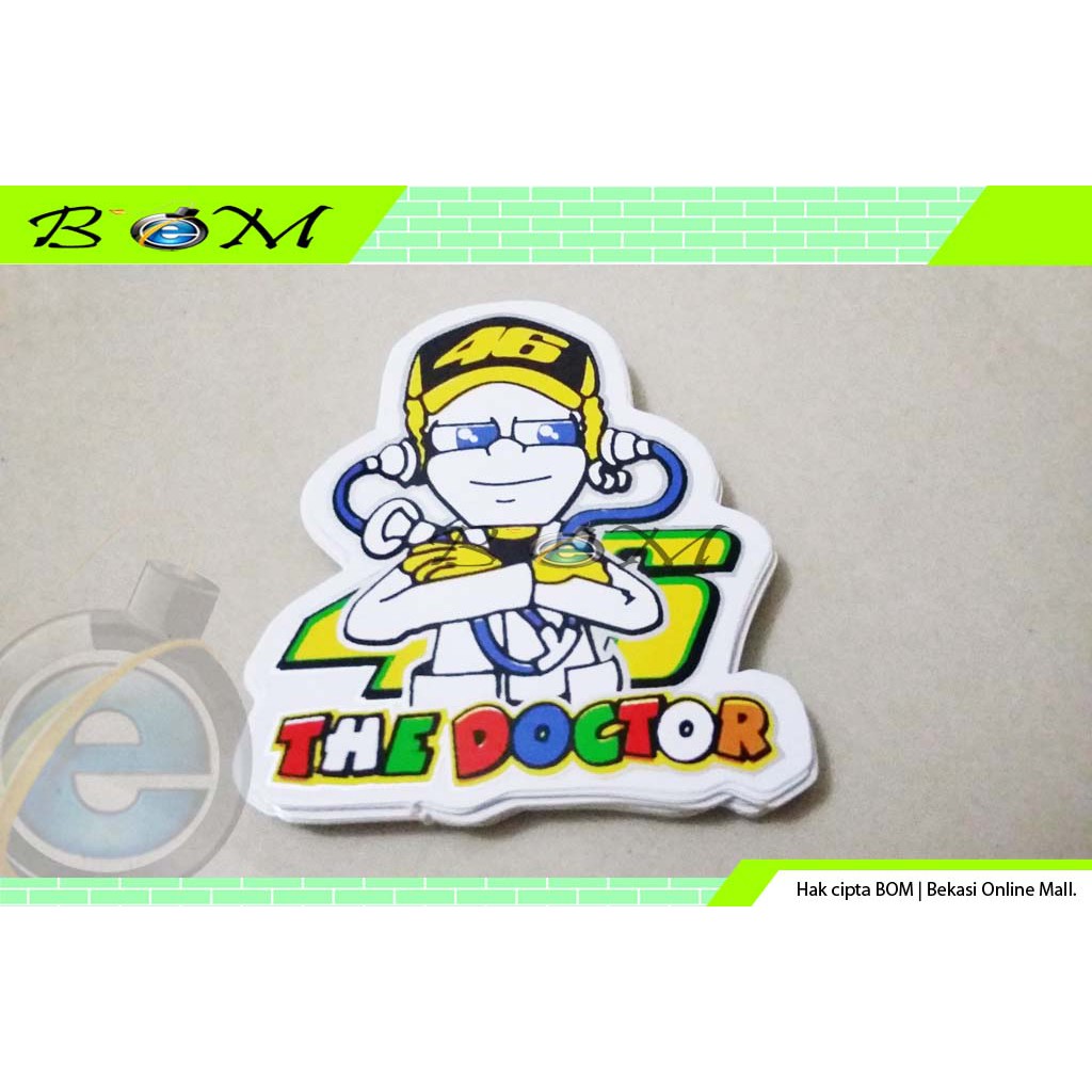 Stiker Sticker Gambar Motor Mobil Lucu Anak Rossi The Doctor 46 2