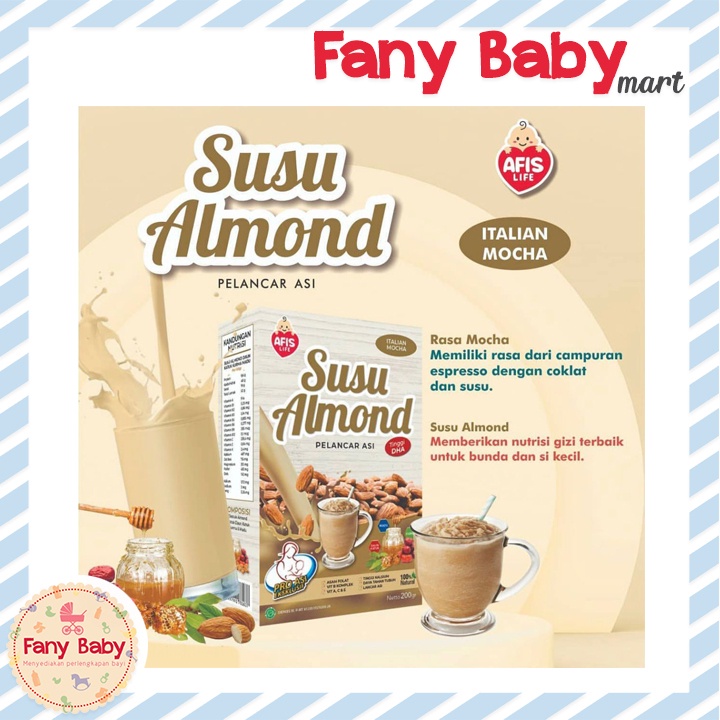 AFIS SUSU ALMOND PELANCAR ASI / 200GR