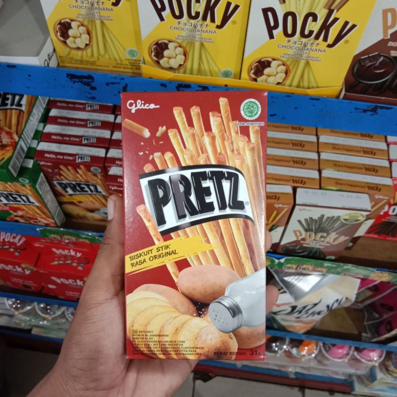 

Yummer l Snack camilan Glico PRETZ Original