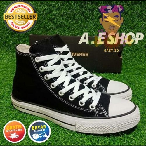[GRADE ORIGINAL] SEPATU CONVERSE 70S HIGH BOOT BOOTS TINGGI KUNING YELLOW HITAM PUTIH BLACK WHITE