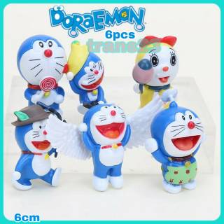 Action Figure Miniatur Topper Doraemon Set Isi 7 Pajangan Nobita Shizuka Giant Suneo Shopee Indonesia
