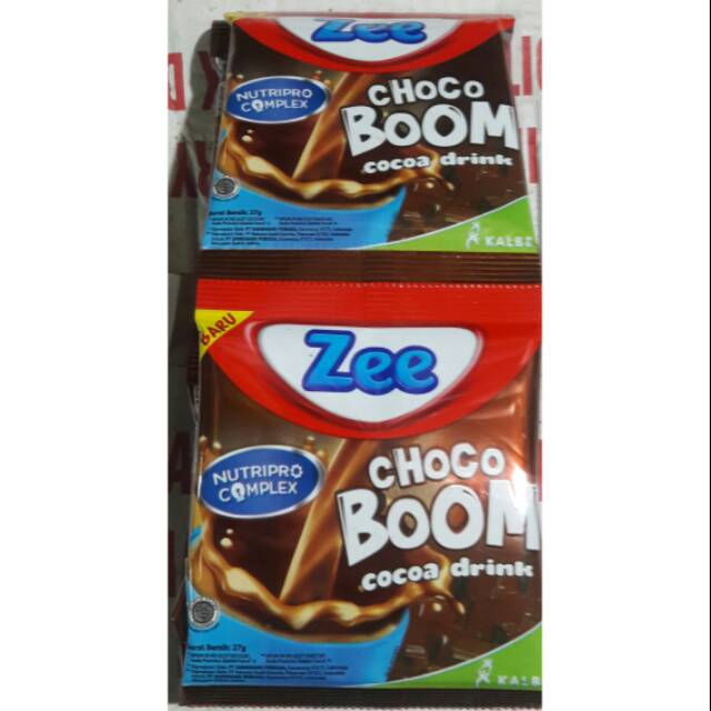 

Zee Choco Boom Cocoa Drink 1 Renteng Isi 10 sachet