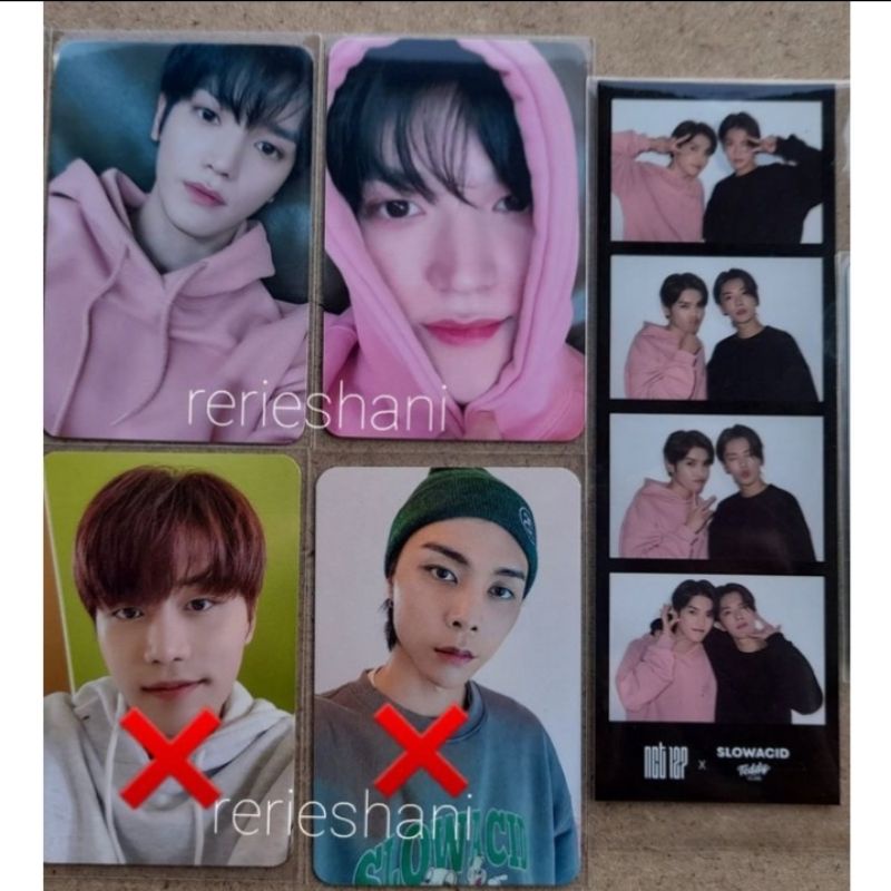 [BOOKED] PHOTOCARD AR TAEYONG RUBY PINK NCT 127 X SLOWACID X TEDDY ISLAND