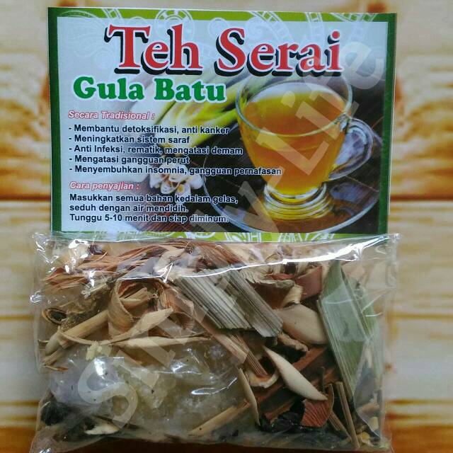 

Wedang Teh Serai Hijau Gula Batu