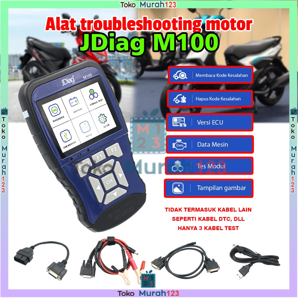 Jual Neww Jdiag M Scanner Scanner Obd Motor Injeksi Diagnostik Ecu Abs Scaner Motor