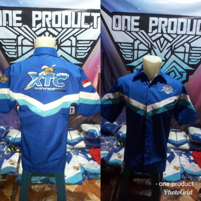 Kemeja XTC biru indonesia (ORI)