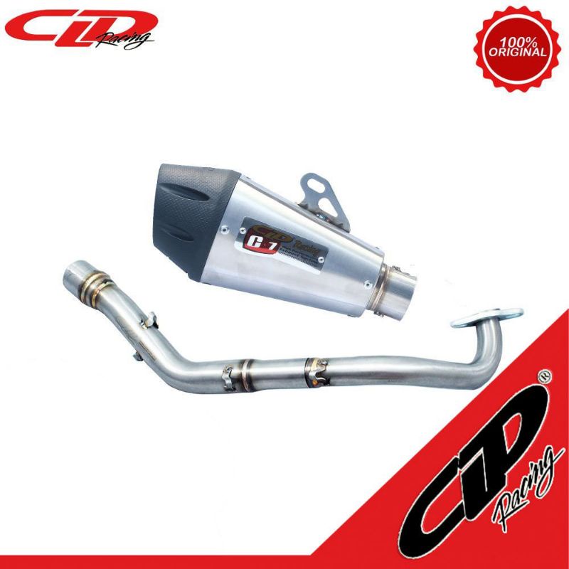 KNALPOT CLD RACING ALL NEW BEAT 2020/SCOOPY 2020/GENIO TYPE C7 INLET 38 MM C7 INLET 50 MM