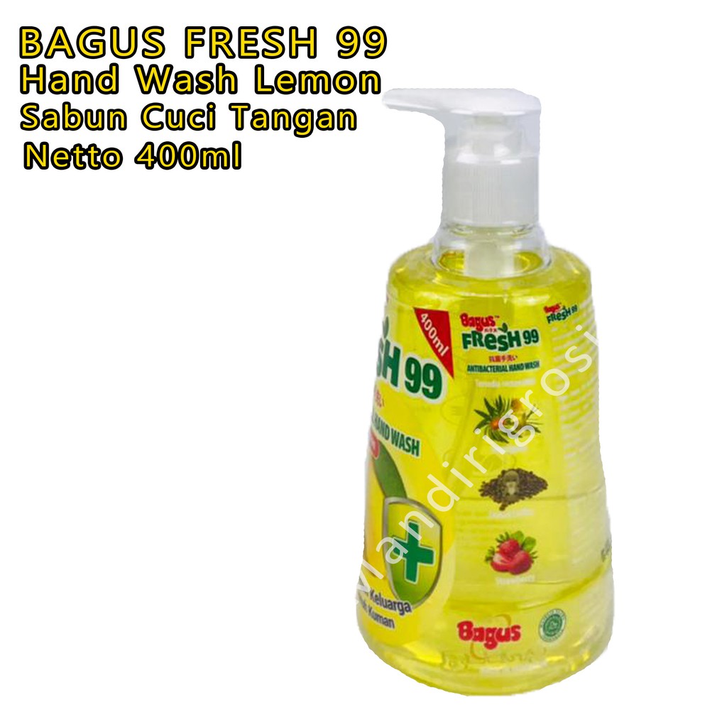 Hand Wash Lemon *Bagus Fresh99 * Sabun Cuci Tangan * 400ml