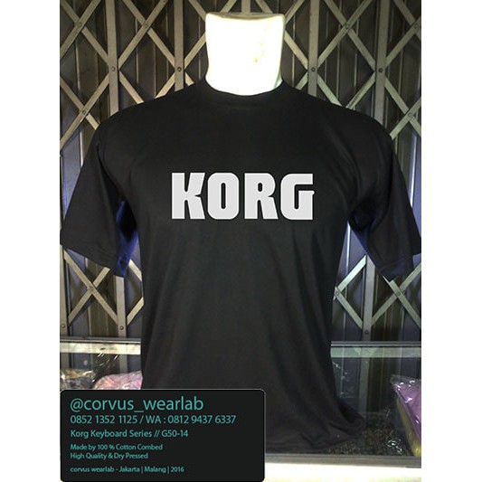 Kaos Tshirt Baju Combed 30S Distro Korg