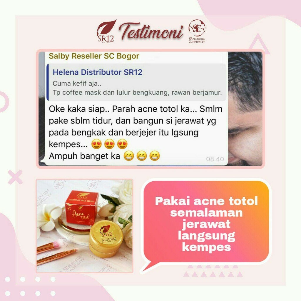 ACNE TOTOL / ACNE JERAWAT / ACNE TOTOL SR12 / ACNE TOTOAL BBC /ACNE TOTOL NBS