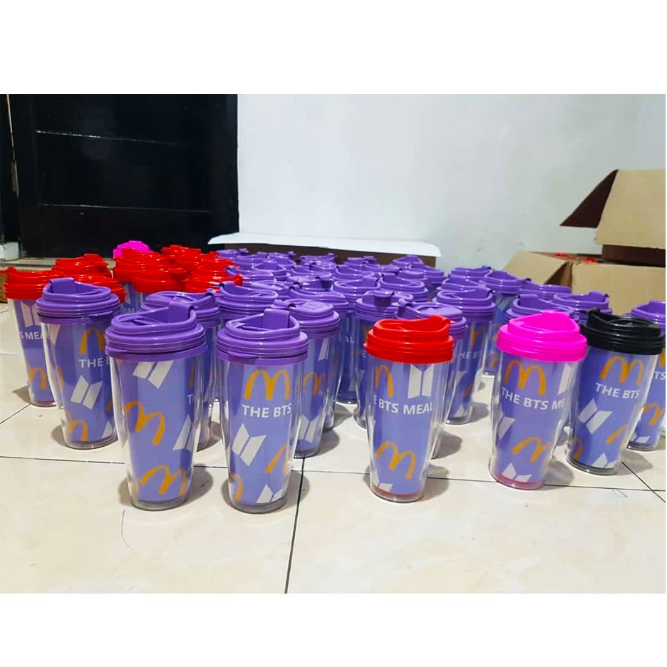 Tumbler THE BTS MEAL BOTOL MINUM BTS X MCD