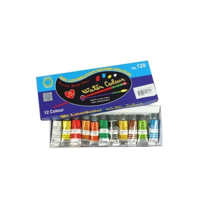 

[ Lusin ] Cat Air Water Colour - Guitar 120 Besar 12 Warna Murah! Terlaris
