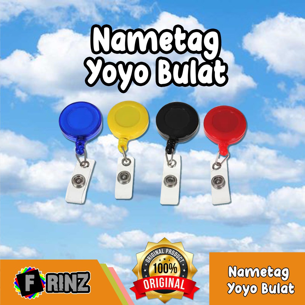 

ATK ~ Name Tag Roll Yoyo / Penjepjepit nametag Yoyo / Gantungan ID Card Yoyo
