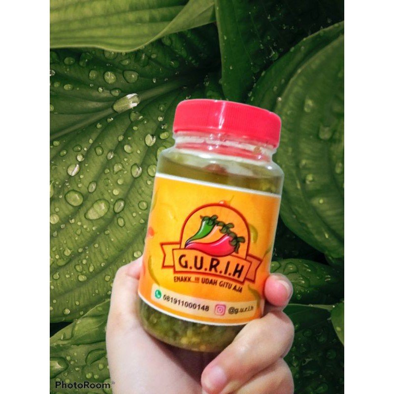 

Sambal Hijau Teri Gurih Enak 200 gram bisa kirim ke seluruh indonesia.