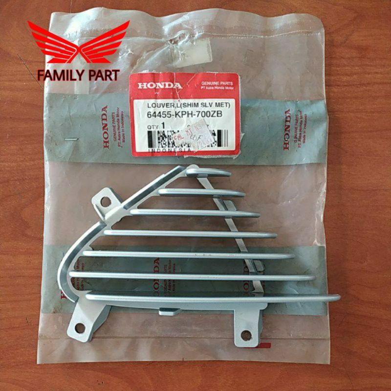 64455-KPH-700ZB Louver Kiri Sirip Kiri Silver Supra 125 Lama