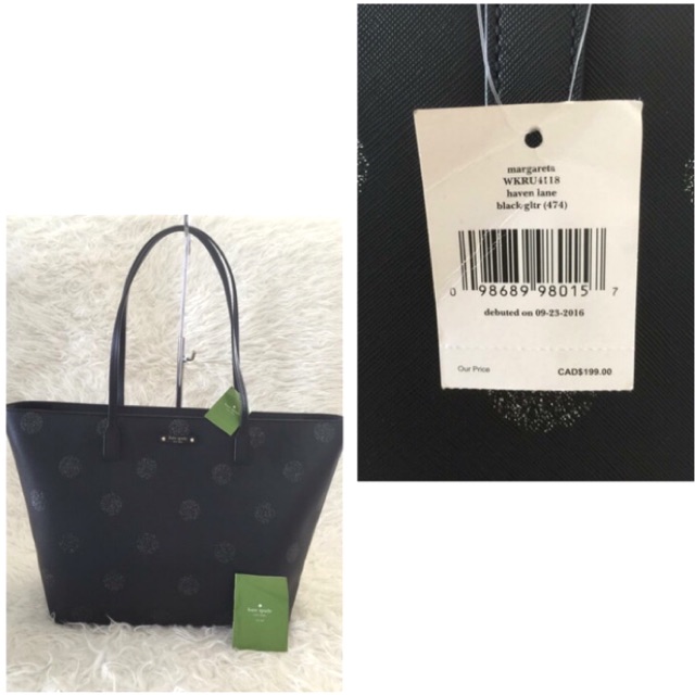 Kate spade margareta haven lane polkadot shopper bag