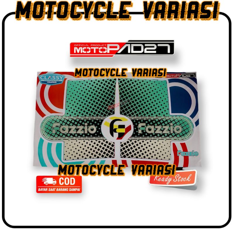 Motopad27 Sticker resin timbul stiker Body samping Yamaha fazzio premium