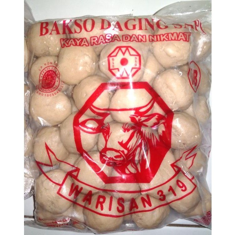 

Bakso WARISAN 319 isi 50