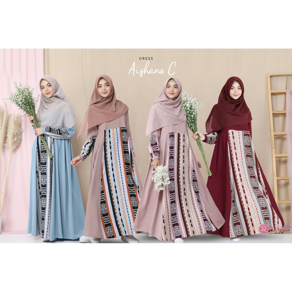  GAMIS  DRESS BUSUI BATIK  BALOTELI AISHANA BY ZIZARA  