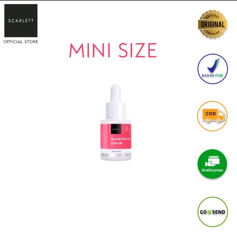 Scarlett Whitening Mini Size Glowtening Serum 5ml