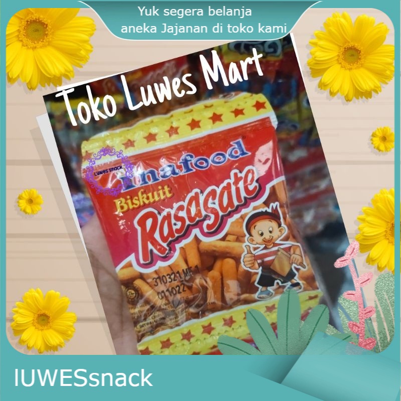 

inafood-biskuit rasa sate isi 10pcs-biskuit jadul-jajanan jadul-makanan ringan-snack jadul-jajanan