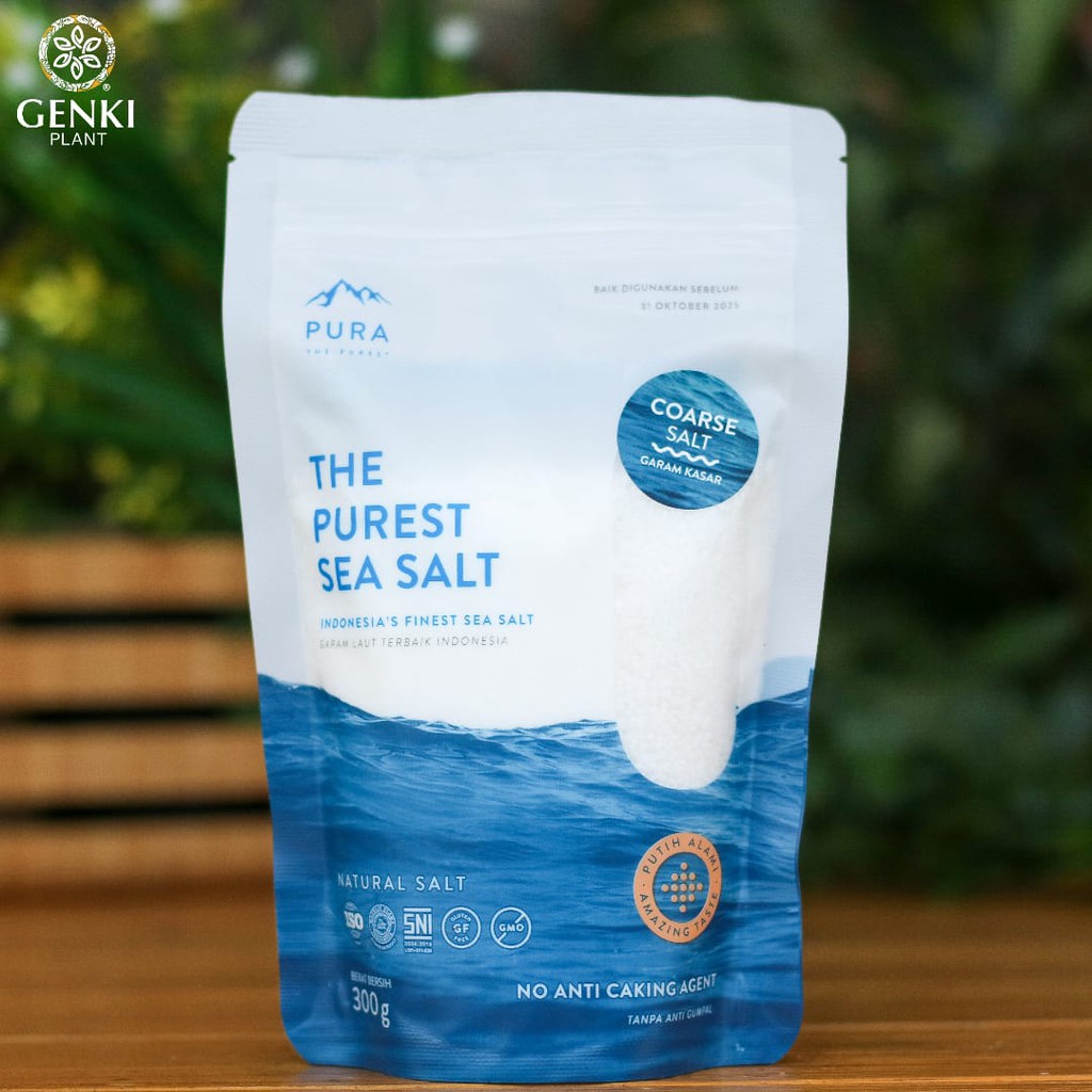 Jual Pura Purest Sea Salt Coarse Garam Laut Natural Kasar G