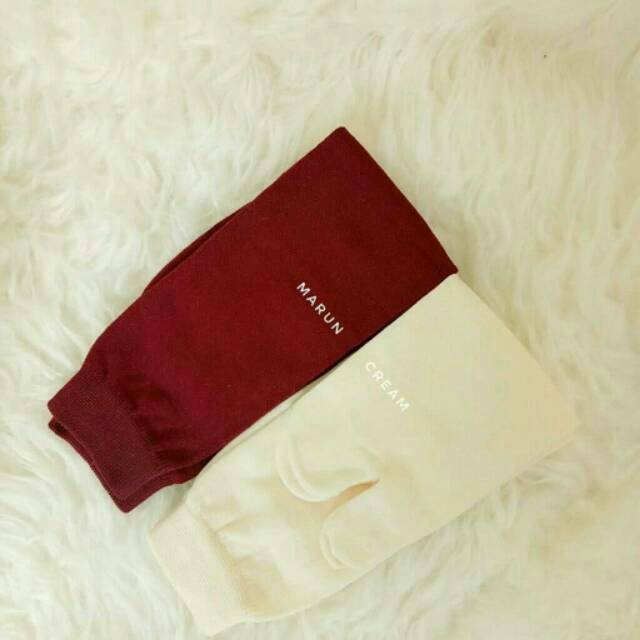 Kaos Kaki Jempol polos  Polyester / Kaos Kaki Muslim / Kaos Kaki Serbaguna/kaos kaki wanita