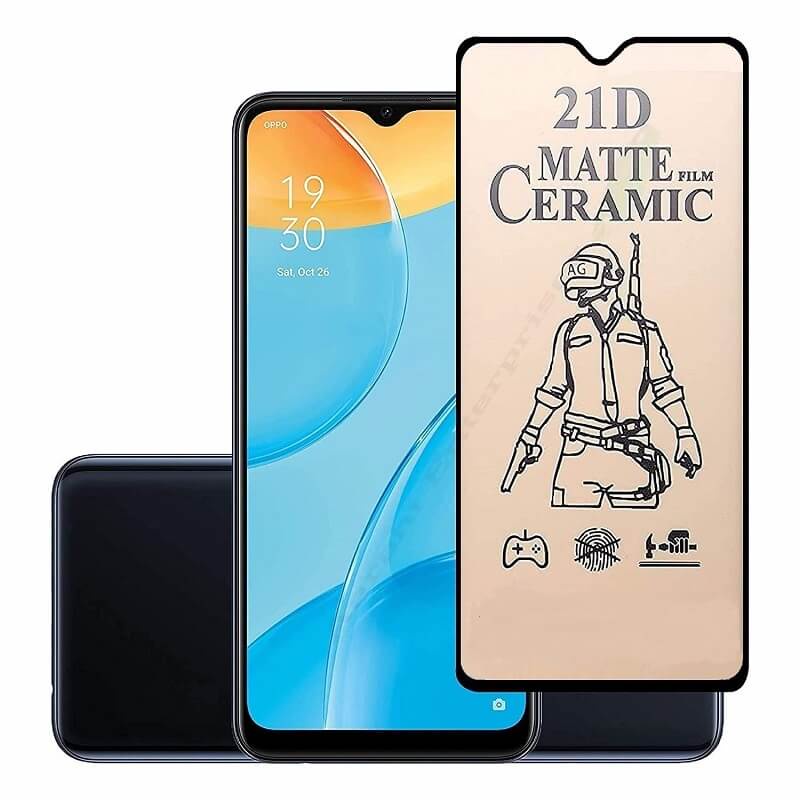 Anti Gores Ceramic Matte Oppo A15 , A15s , A16 , A54s Ceramic Matte Anti Minyak