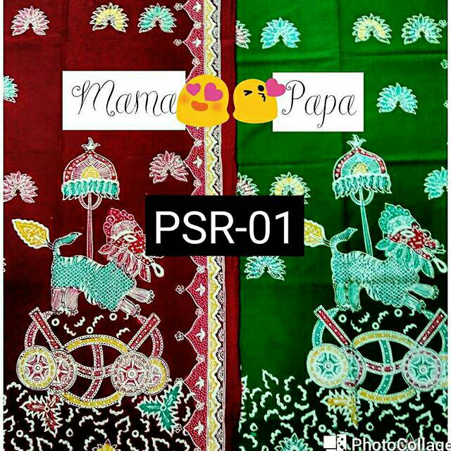 SET KAIN BATIK CAP SARIMBIT/ COUPLE ASLI LILIN/MALAM ASLI