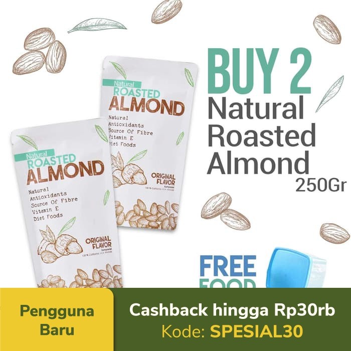 

House Of Organix Pack Of 2 Roasted Almond 250 Gr