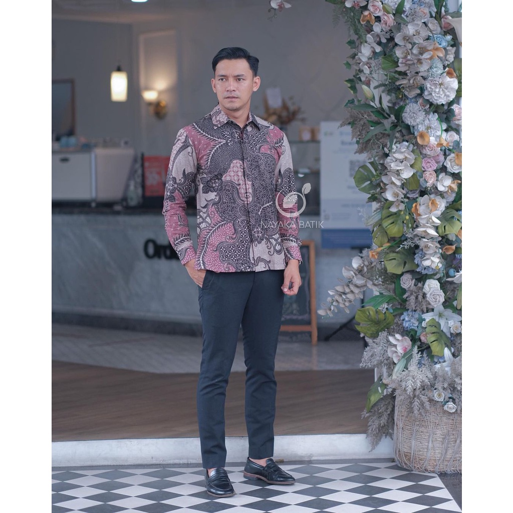 NYK BATIK-KEMEJA BATIK LENGAN PANJANG | KEMEJA FORMAL | KEMEJA KONDANGAN