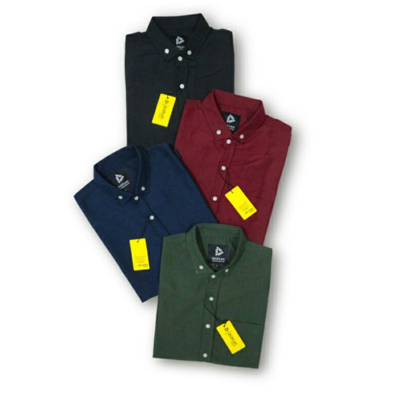 KEMEJA POLOS LENGAN PENDEK || KEMEJA POLOS PRIA LENGAN PENDEK || H&M PRIA