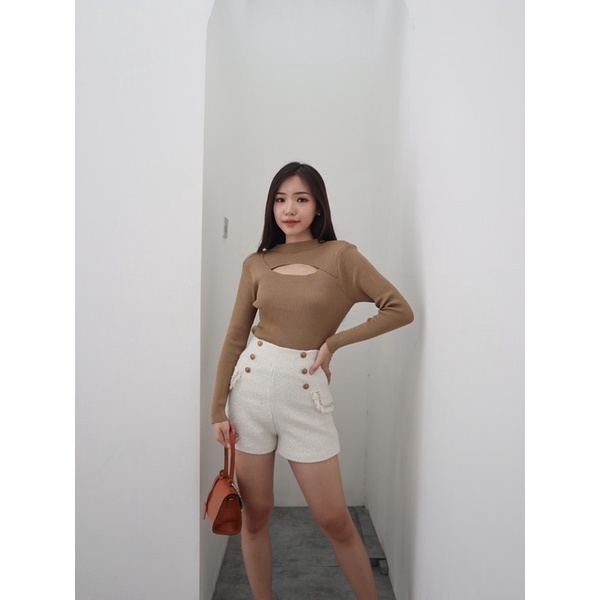 [LUXE.DLABEL]- D22 TOP | Atasan Rajut Import wanita Kaos wanita Atasan Wanita Atasan Korea wanita Korean top Croptop Croptee Atasan perempuan Top premium quality