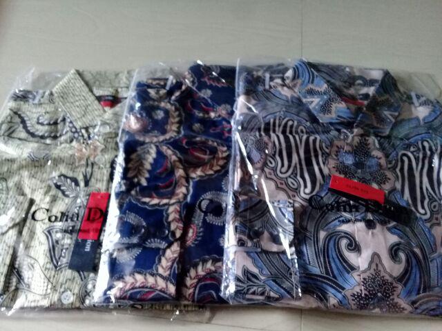 Kemeja Batik Pria Slim Fit Lengan Panjang Colindion Acs01