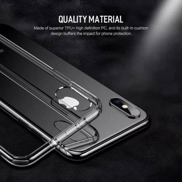 Rock Pure Iphone XR 6.1 inch case casing cover transparan