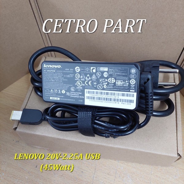 Adaptor Charger Lenovo IdeaPad S20-30 S210E S206 (45W) USB -NEW