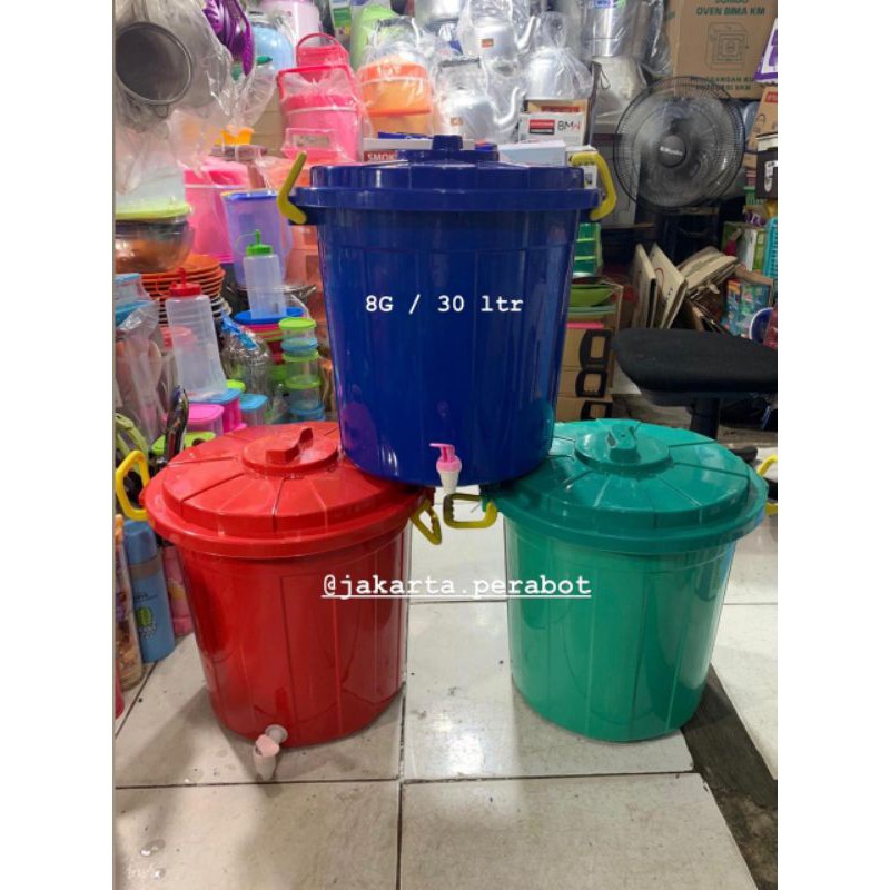 TANAKA-Ember Air Plastik + Kran 8G / 30 Liter Air