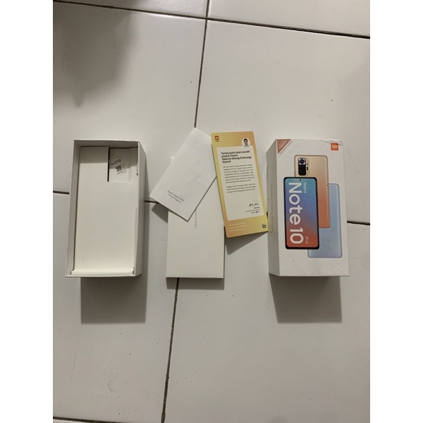 DUS BOOK KARDUS BOX KARTON XIAOMI REDMI NOTE 10 PRO ORIGINAL COPOTAN