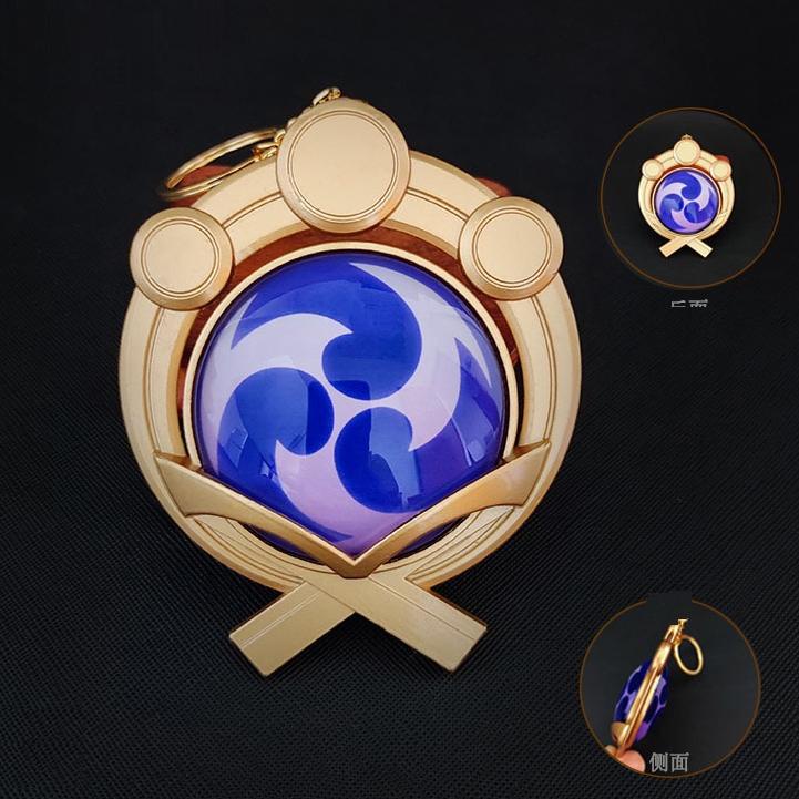 Dijamin puas,,, Genshin Impact keychain Genshin impact eyes of god keychains Acrylic keychain Genshi