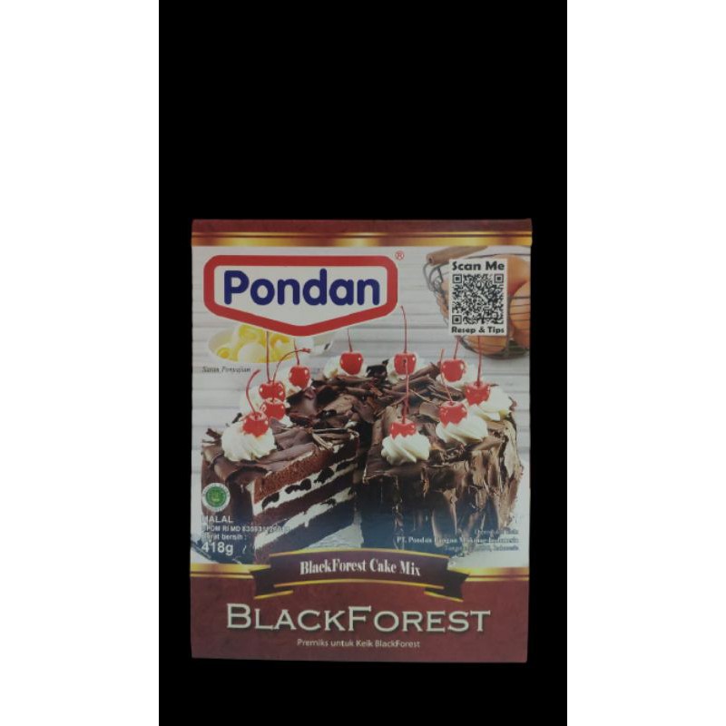 

Pondan Premiks BlackForest Kukus/Panggang - 400gr