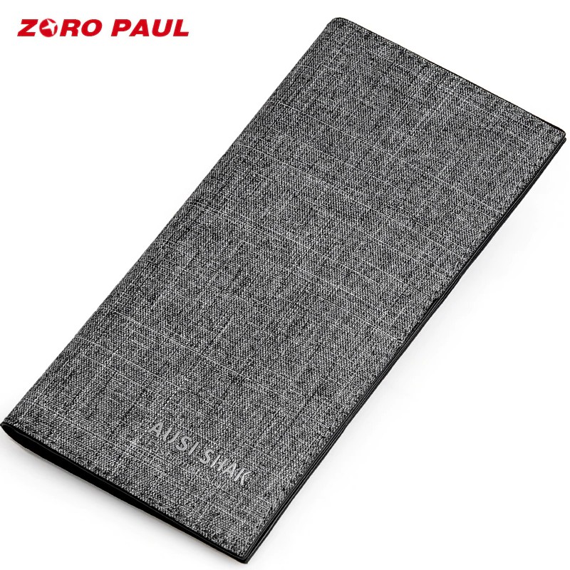 ZORO PAUL Dompet Pria Panjang Waterproof Tipis Elegant