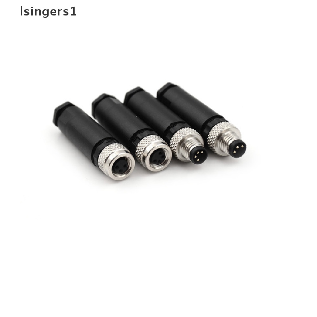 (lsingers1) Konektor Sensor M8 Male Female 3 / 4 Pin Tipe A