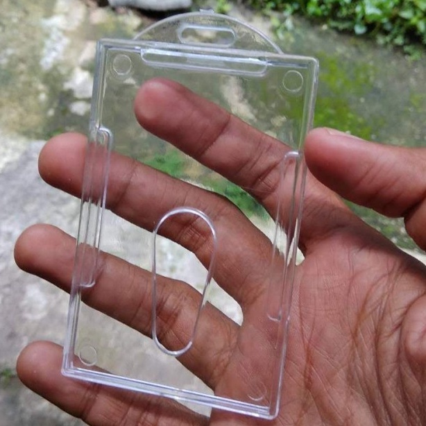 

Frame Casing Id Card Tempat Id Card holder Kaca Acrylic Transparan Bening