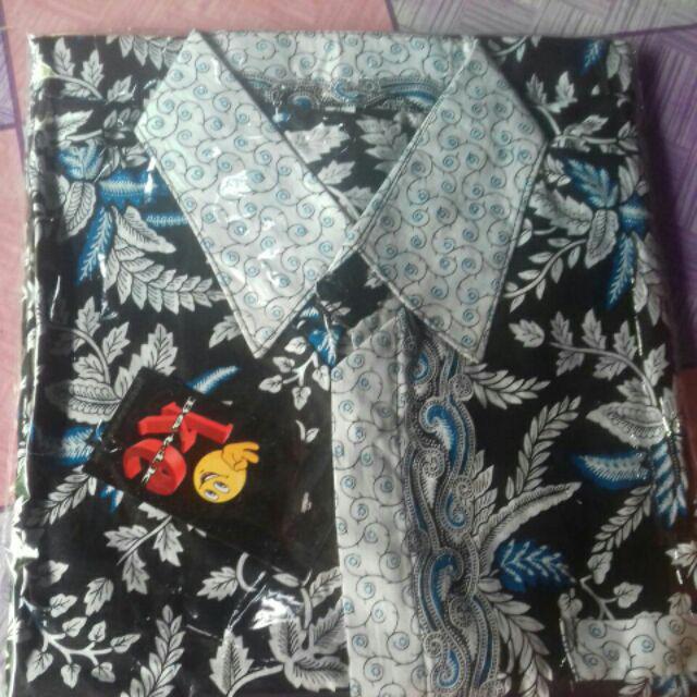 Bswart Batik Hrb026 Kenongo Hem Pendek Padi Pekalongan M L Xl Batik Pria Murah Modern Grosir