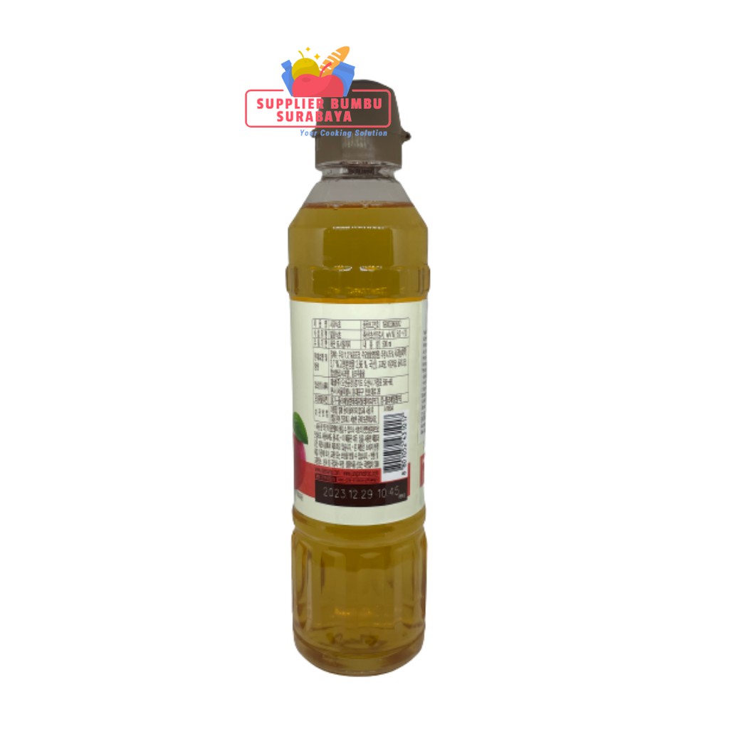 Daesang Chung Jung One Korean Apple Vinegar / Cuka Apel 500ml