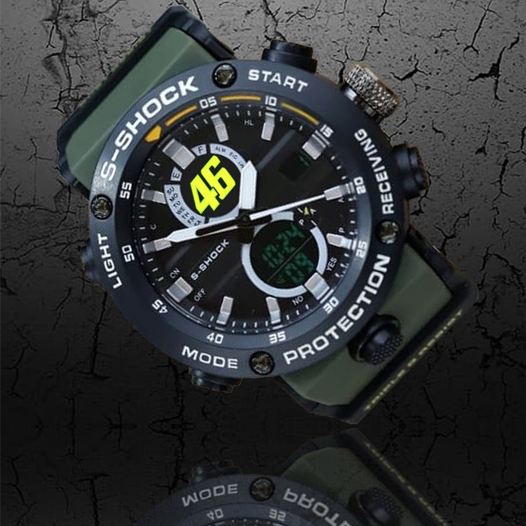 (WATER RESIST) Jam Tangan VALENTINO ROSSI 46 DT - EXCLUSIVE