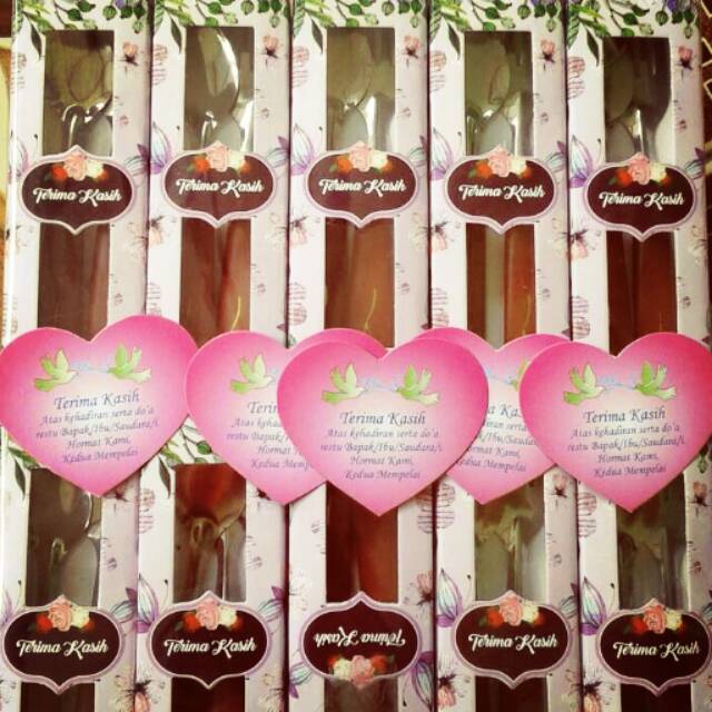 Souvenir Sendok Garpu Box