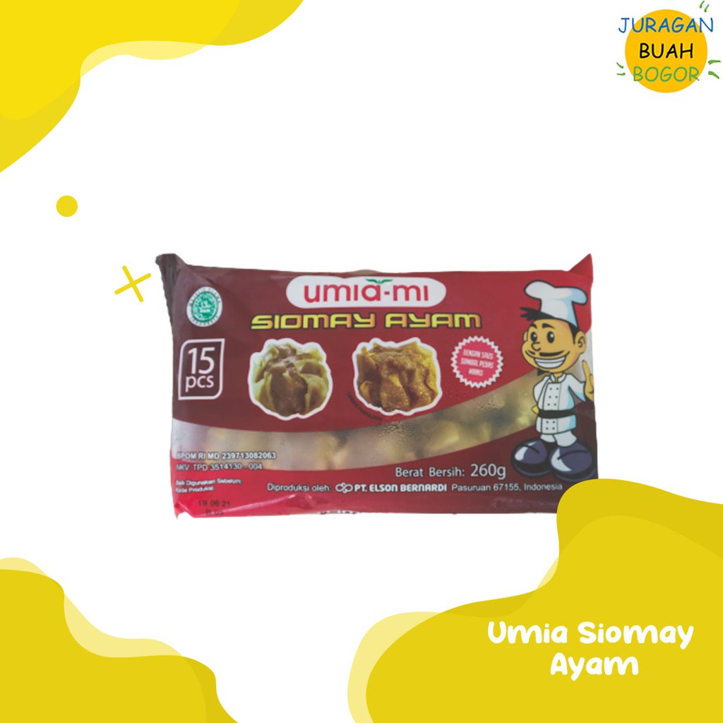 

DIMSUM FROZEN SIOMAY AYAM UMIA | UMIA SIOMAY AYAM 15Pcs